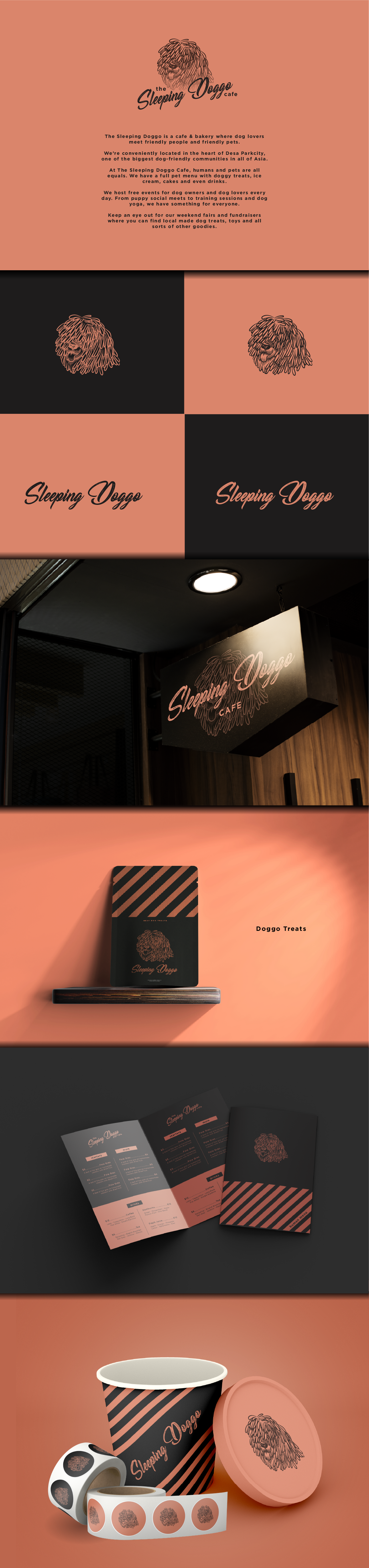 Dog Cafe Brand Identity